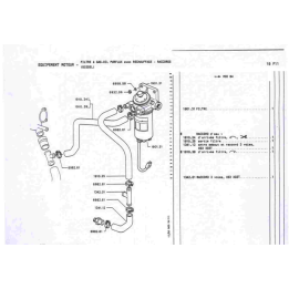 Durite entrée filtre à gasoil Purflux avec rechauffeur  Ref: 1910.24